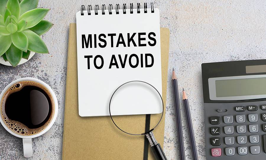 The most common financial mistakes